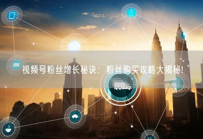 视频号粉丝增长秘诀：粉丝购买攻略大揭秘!